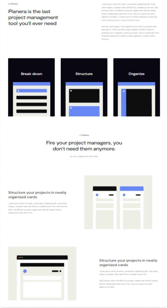 saas one pager examples 5 - SaaS one pager/landing page