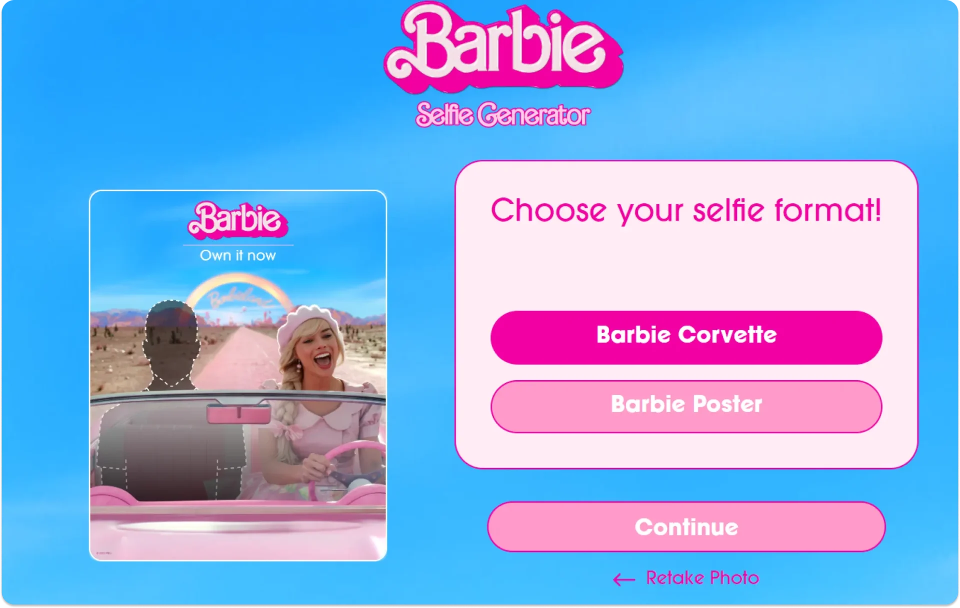 barbie selfie generator