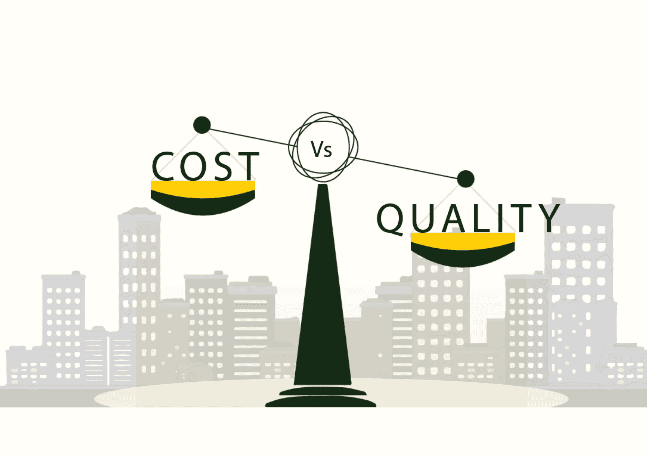 consider cost and quality when choosing custom eCommerce solutions