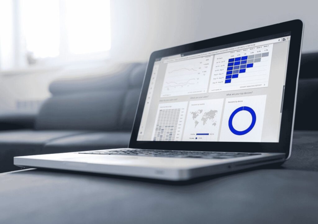 data visualised dashboard