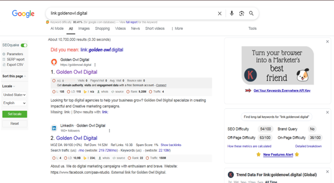 Find Backlinks Pointing to Your Own Website