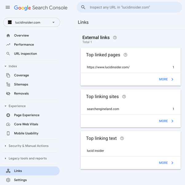 Use Google Search Console to Monitor Your Backlink
