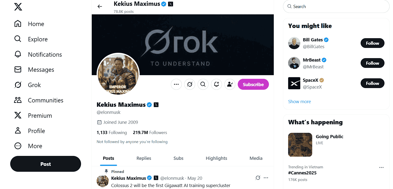 X (formerly known as Twitter) 