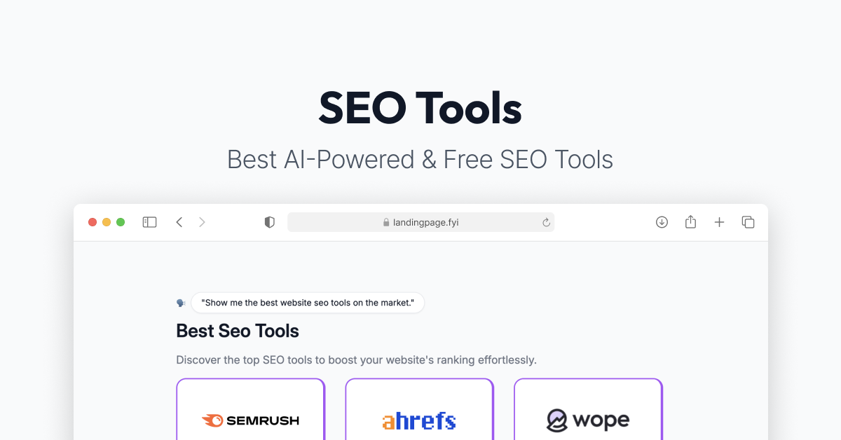 SEO Tools for Small Businesses