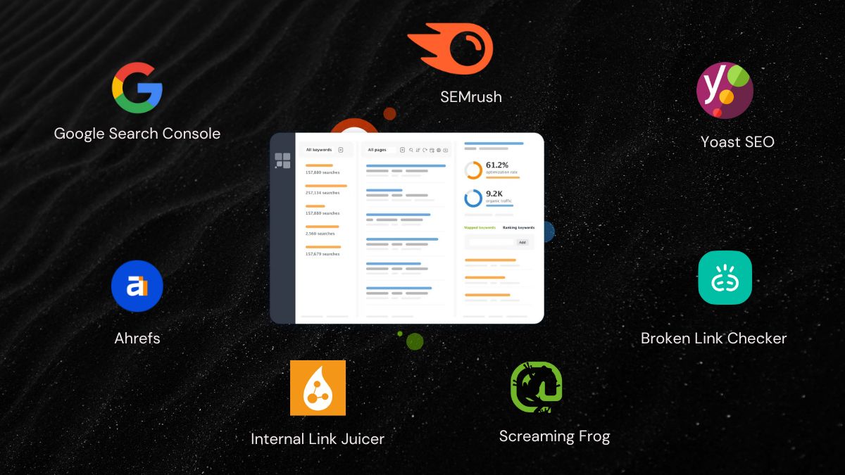 SEO tools for analyzing and optimizing link structure