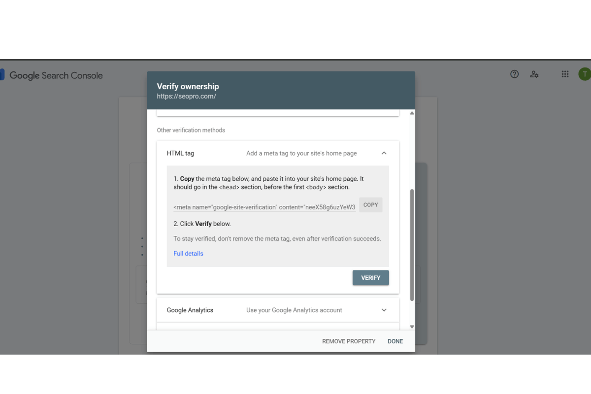 Setting Up Google Search Console