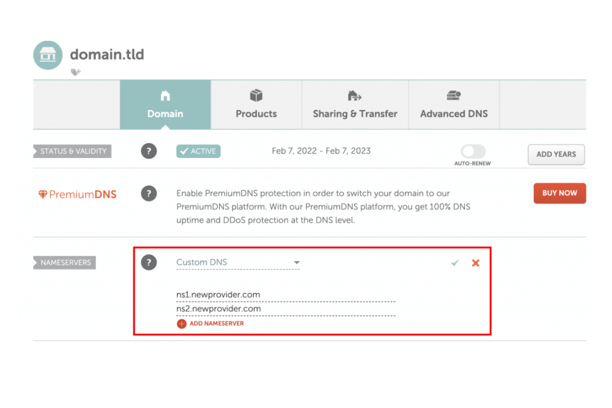 Update DNS