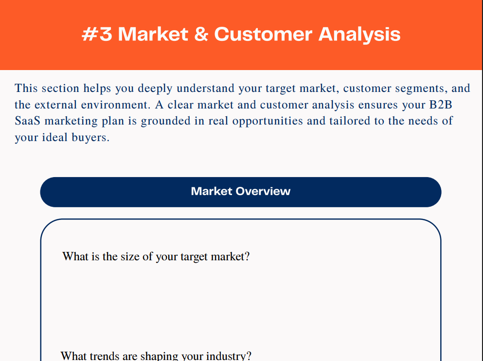 market and customer analyst