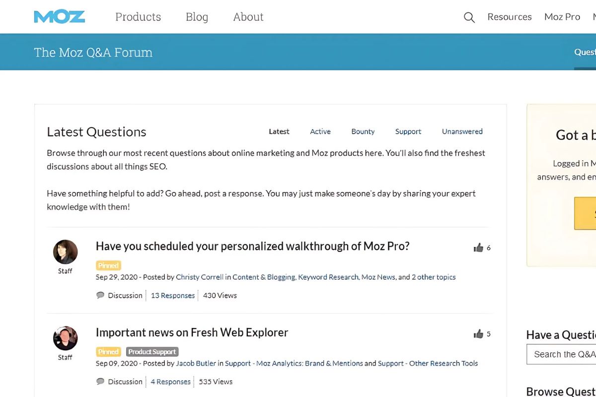 SEO Communities and Forums