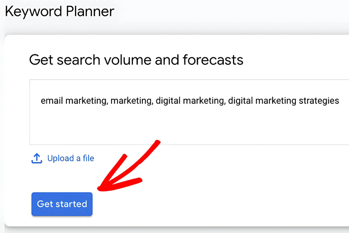 Get Search Volume and Forecasts