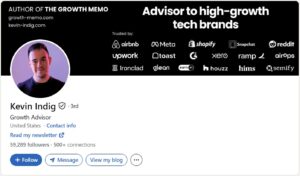 Kevin Indig is one of the top SEO experts in the world.