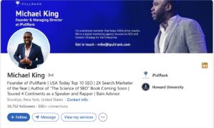 Mike King is one of the top SEO experts in the world.