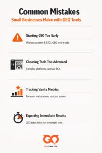Common Mistakes Small Businesses Make with Generative Engine Optimization Tools