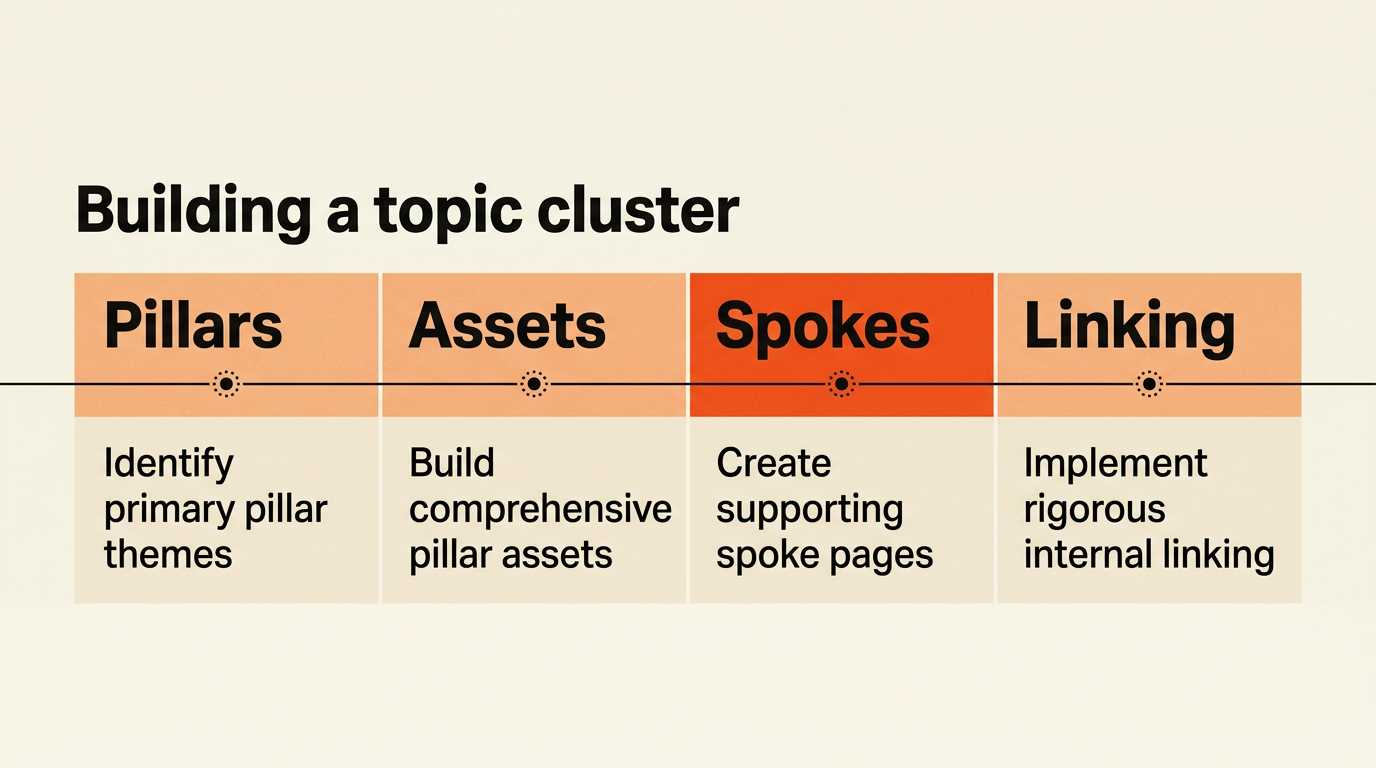 Steps to build a reliable topic cluster