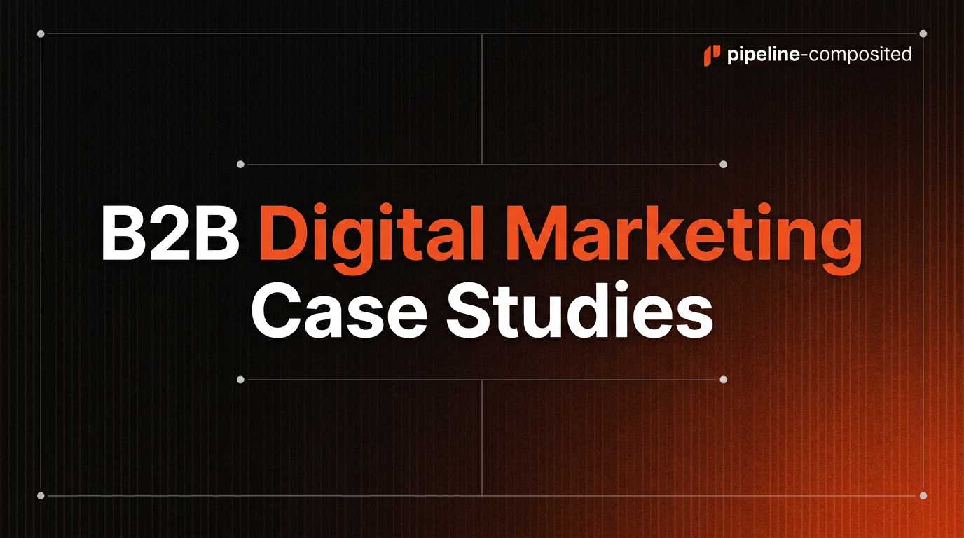 B2B Digital Marketing Case Studies introductory graphic