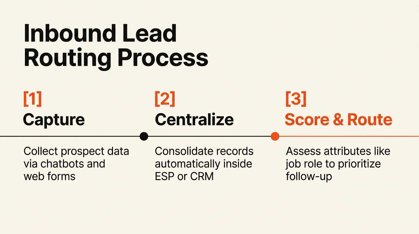 Steps to capture, centralize, and score inbound B2B marketing leads