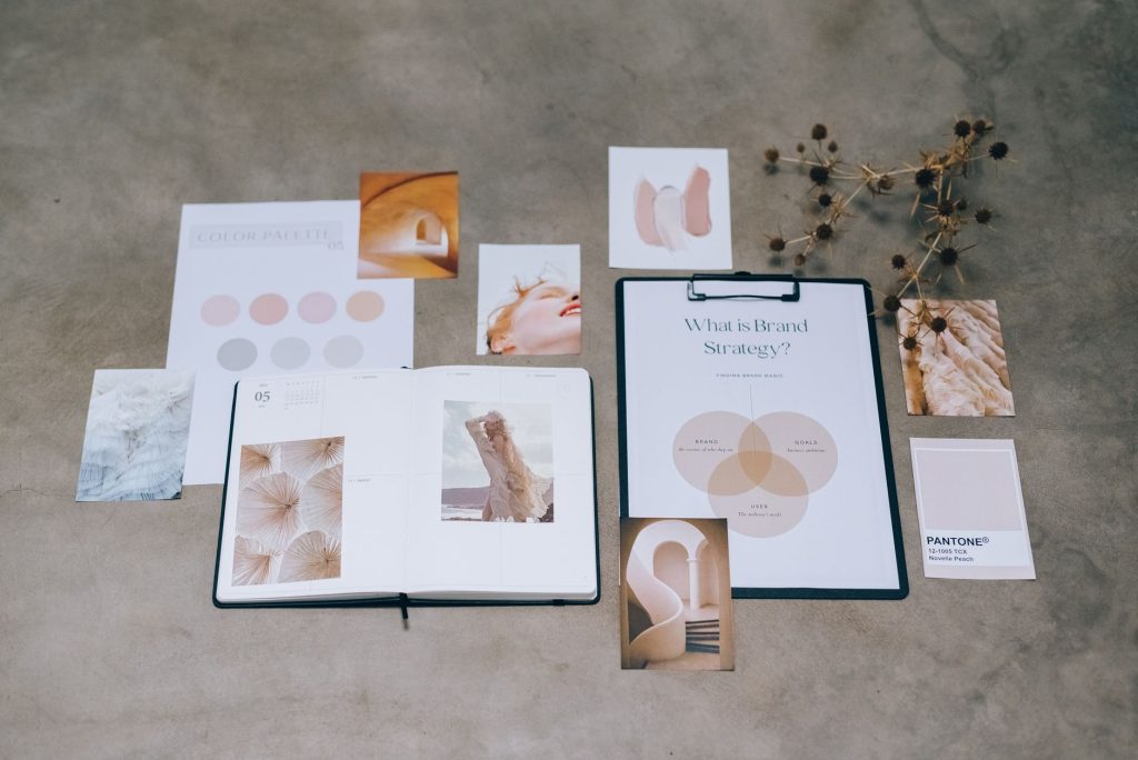 Consistent brand positioning materials and design guidelines
