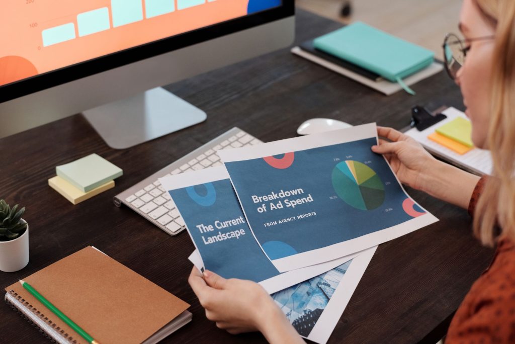 Performance marketer evaluating ROAS and advertising campaign metrics