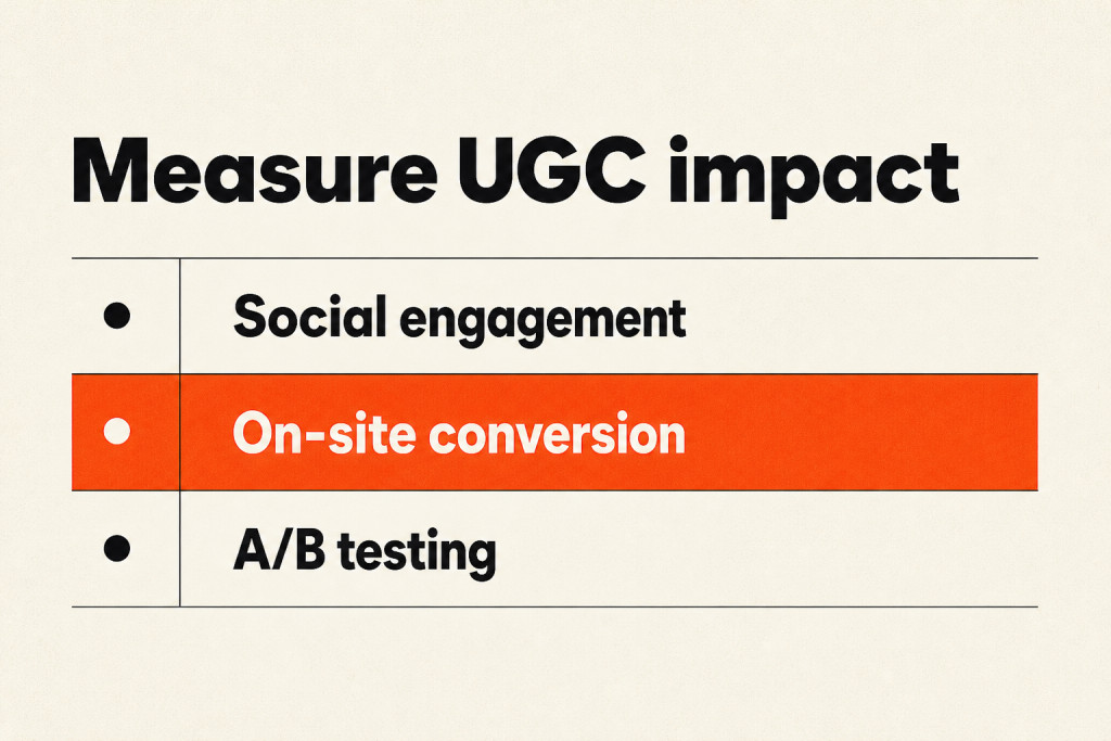 A marketer compares customer content and conversion across product pages.