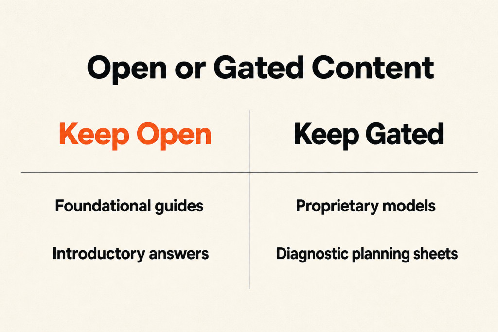 Comparison of foundational financial guides kept open and proprietary planning tools kept gated